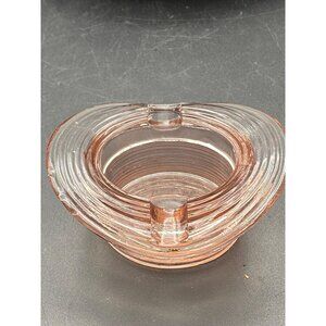 Pink Ribbed Tophat Ashtray